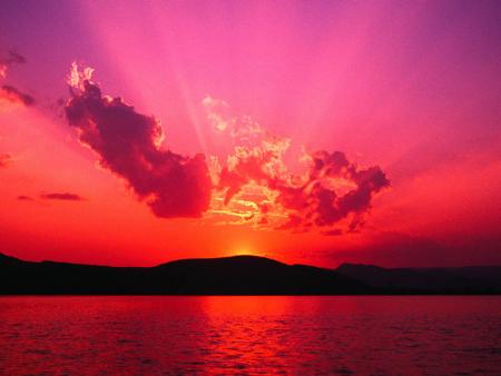la couche de soleil